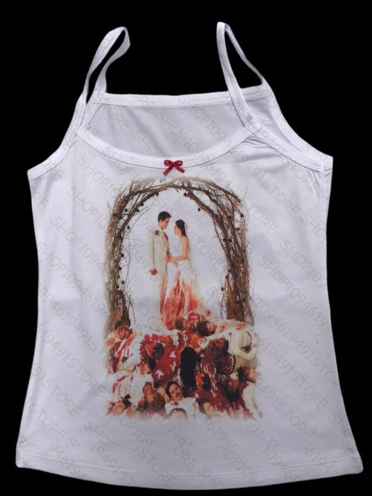 Camisole graphique Anime Grung - Y2K Graphic Baby Tee Crop avis et prix